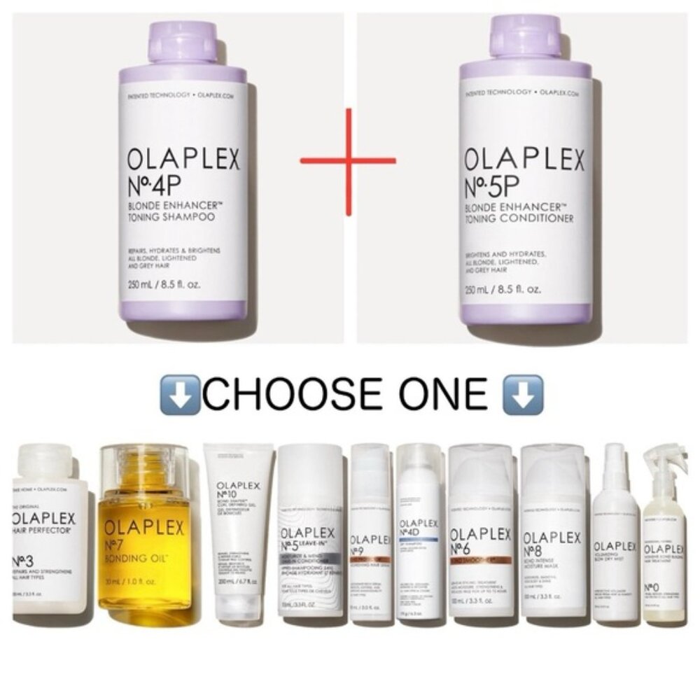 Olaplex No. 4P & No. 5P Shampoo & Conditioner Personalized BUNDLE